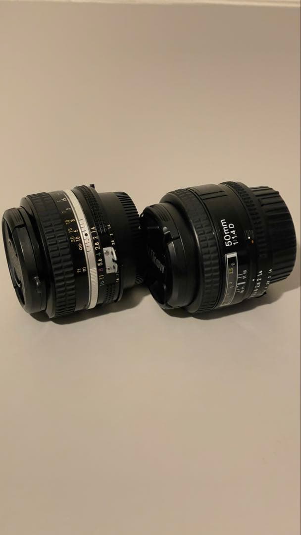 Nikon 50mm F1.4 2本セット Ai/AF-D 単焦点