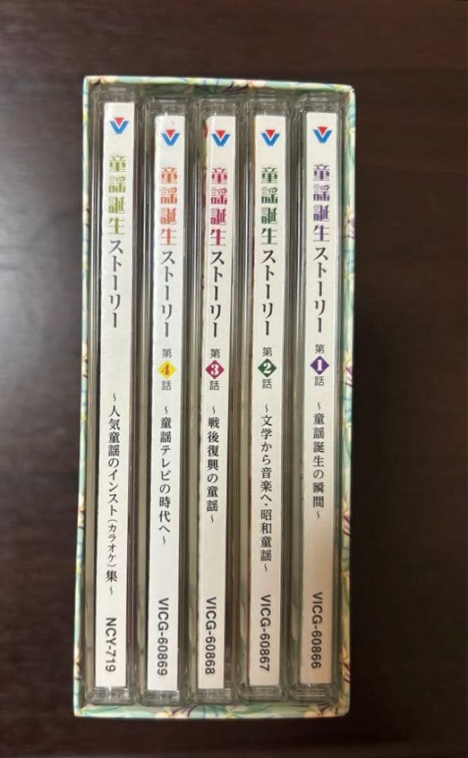 童謡誕生ストーリーCD5枚セット 童謡100年victor ビクター