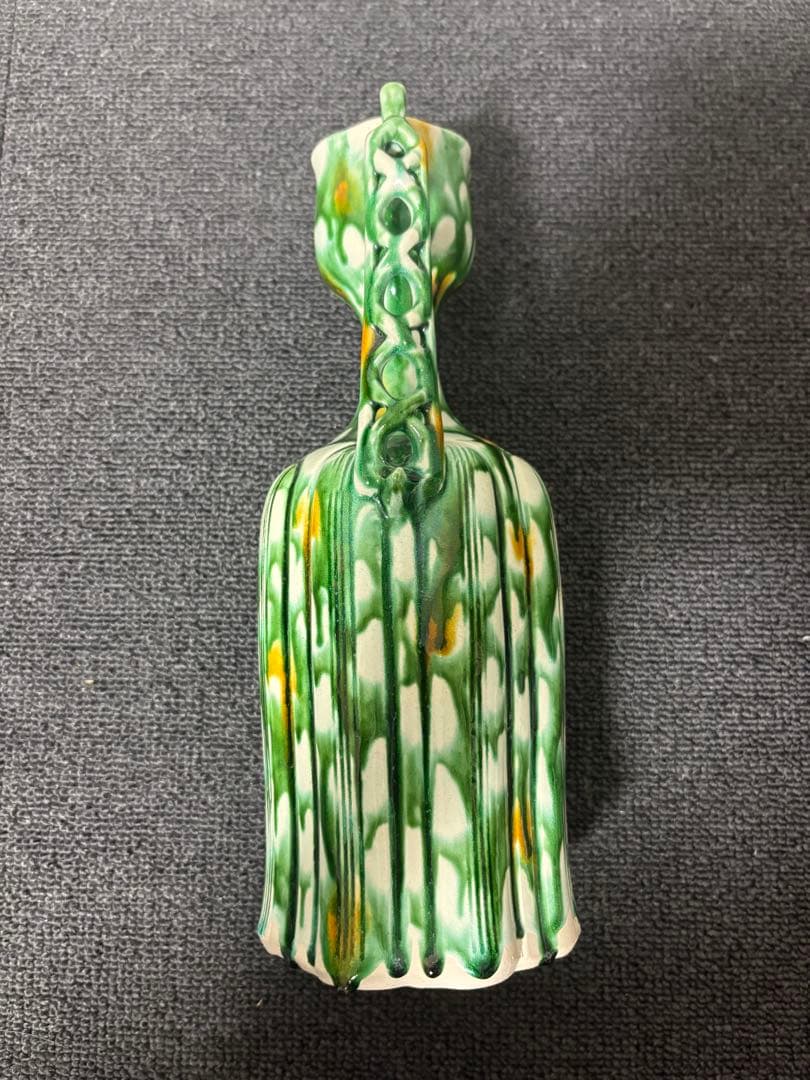 ち*ま様 加藤卓男　三彩　花入　人間国宝