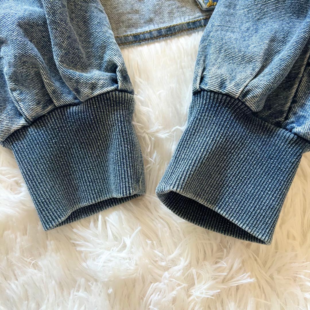 パシオーネ　カフネ デニムジャケット ノーカラー