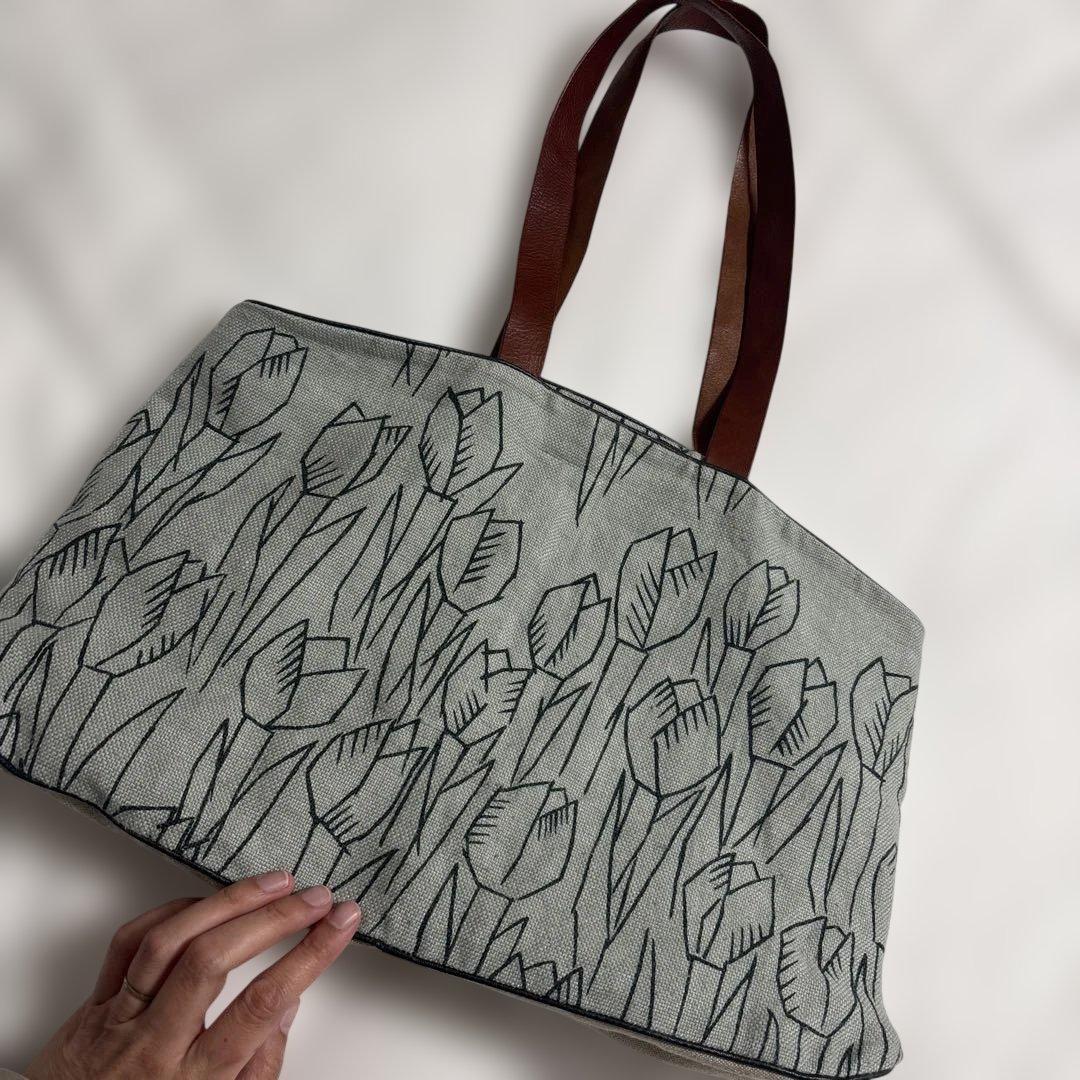 minä perhonen チューリップ柄 トートバッグ 美品