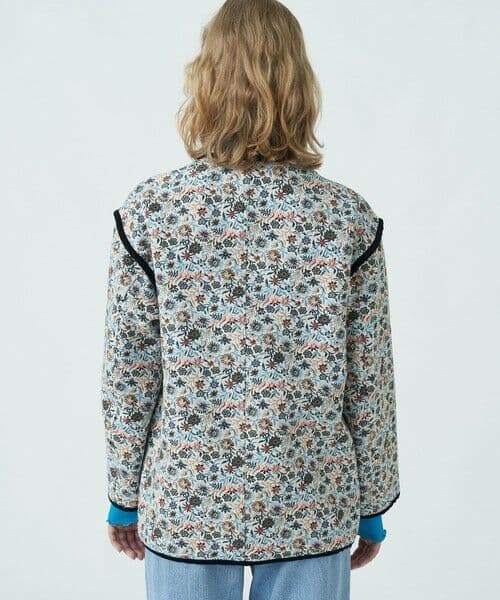 新品【MACPHEE】フローラルゴブラン ノーカラージャケット