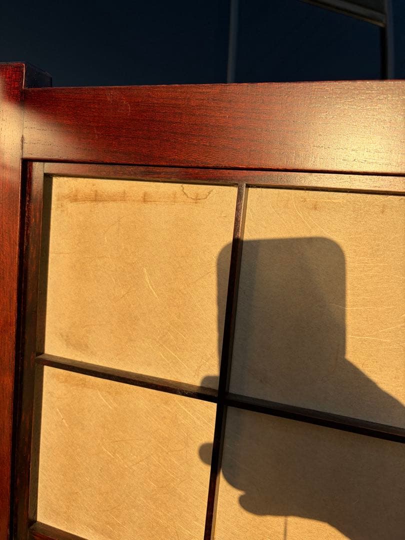 花梨　木製　パーテーション　家具　レトロ　アンティーク