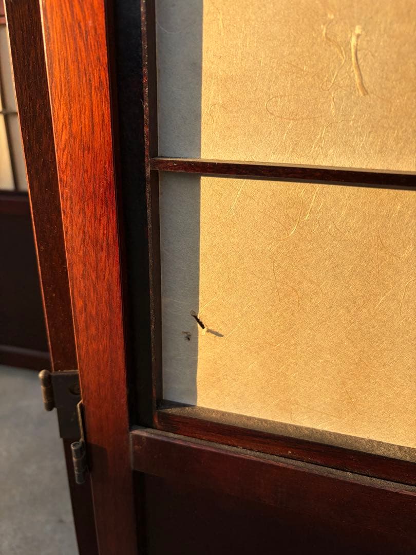 花梨　木製　パーテーション　家具　レトロ　アンティーク