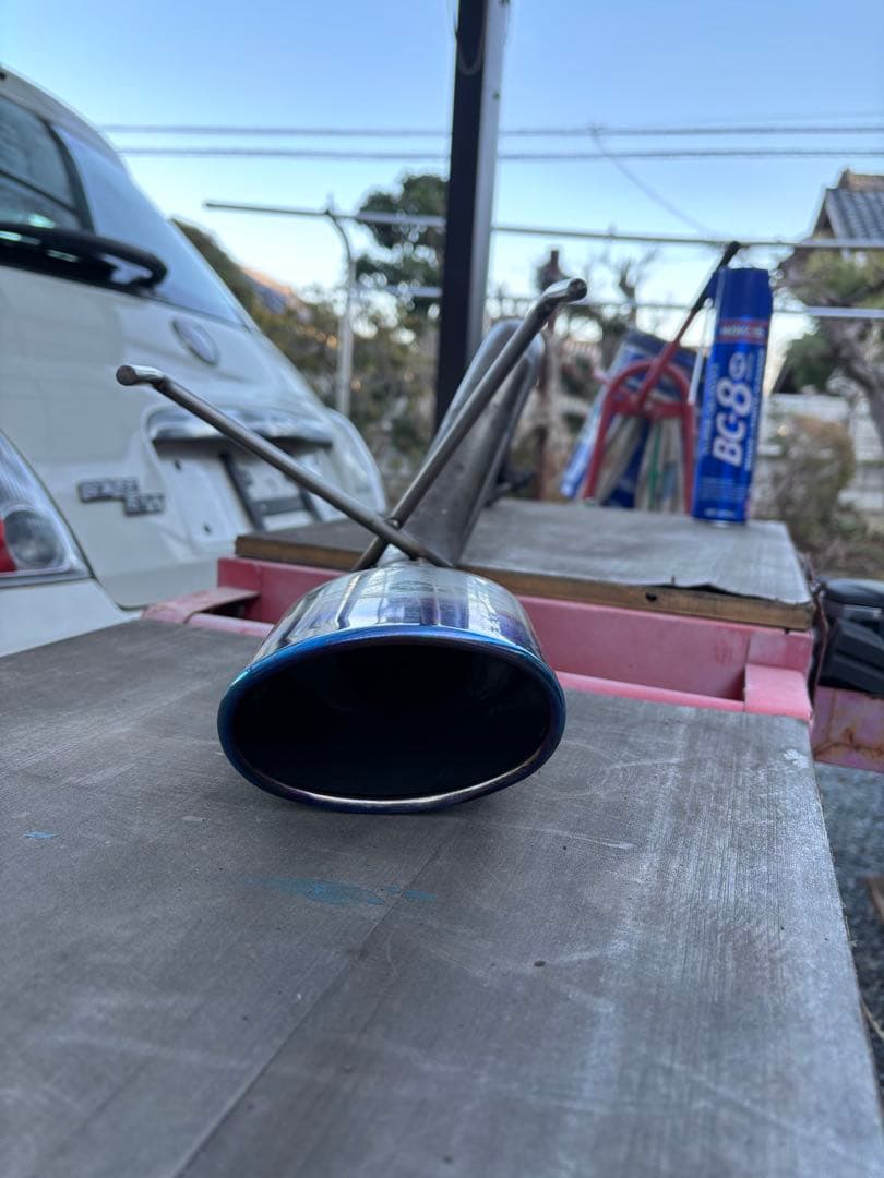 年末特別セール！！フィアット500ツインエア用ステンレスマフラー