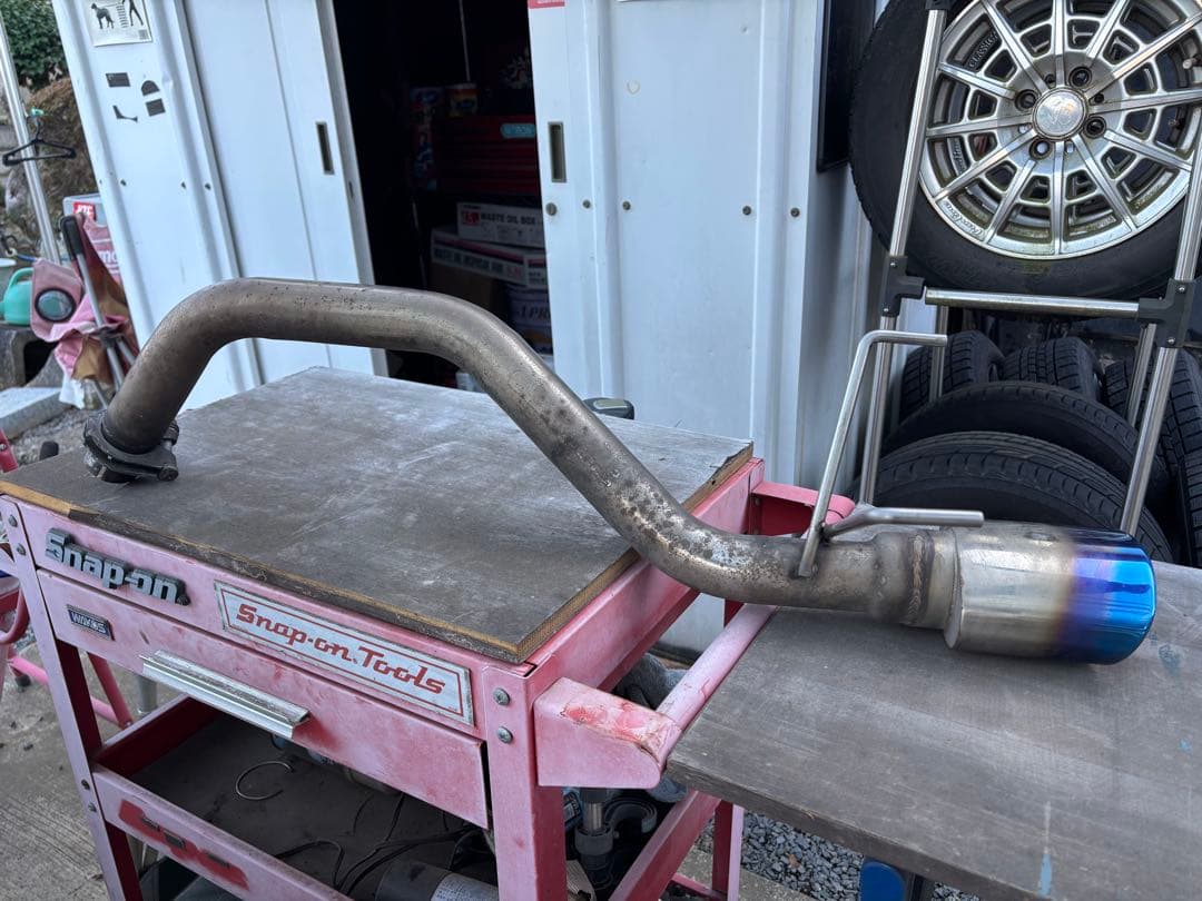 年末特別セール！！フィアット500ツインエア用ステンレスマフラー