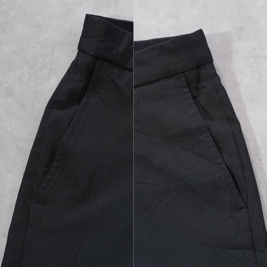 ドッカーズ リーバイス W34 スラックス ボトム 古着 ロゴ 黒 18282