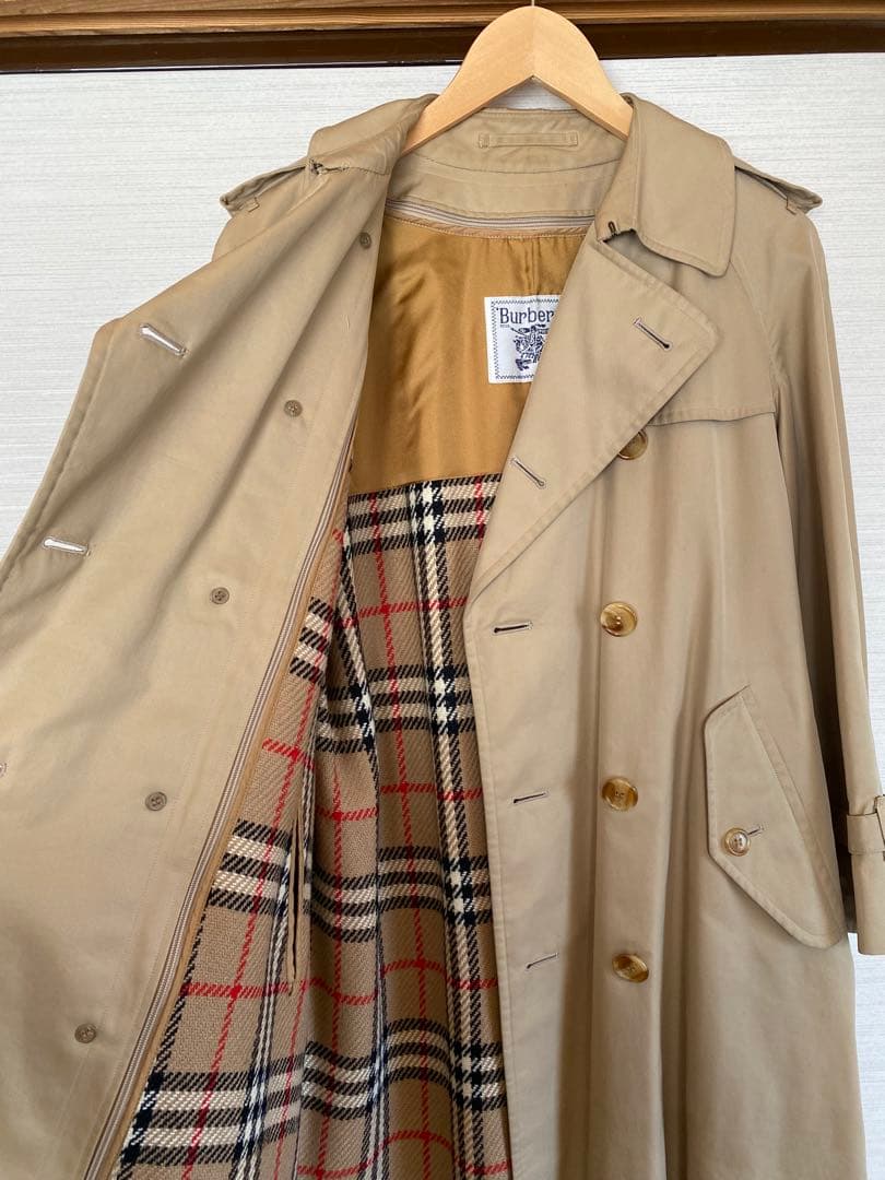 バーバリー ライナー付き トレンチコート ベージュ　ノバチェック