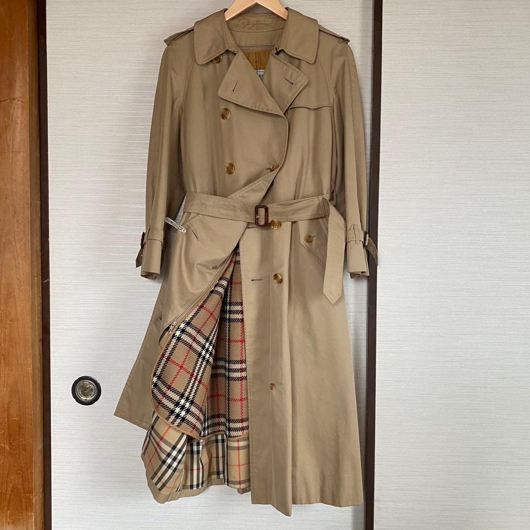 バーバリー ライナー付き トレンチコート ベージュ　ノバチェック