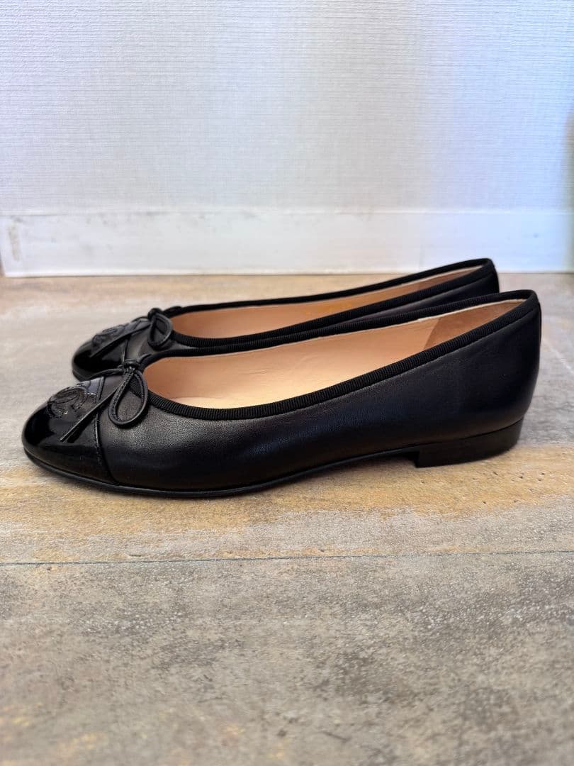 限定お値下げ☆CHANEL ブラック バレリーナ