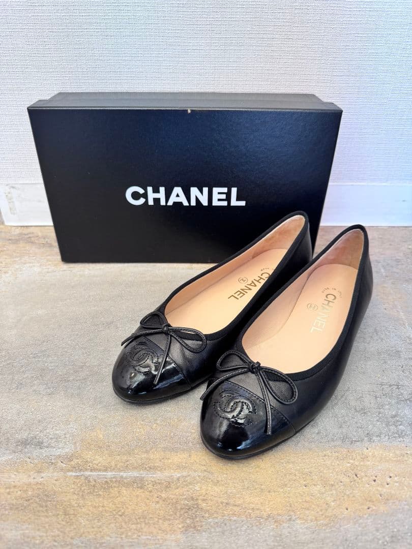 限定お値下げ☆CHANEL ブラック バレリーナ