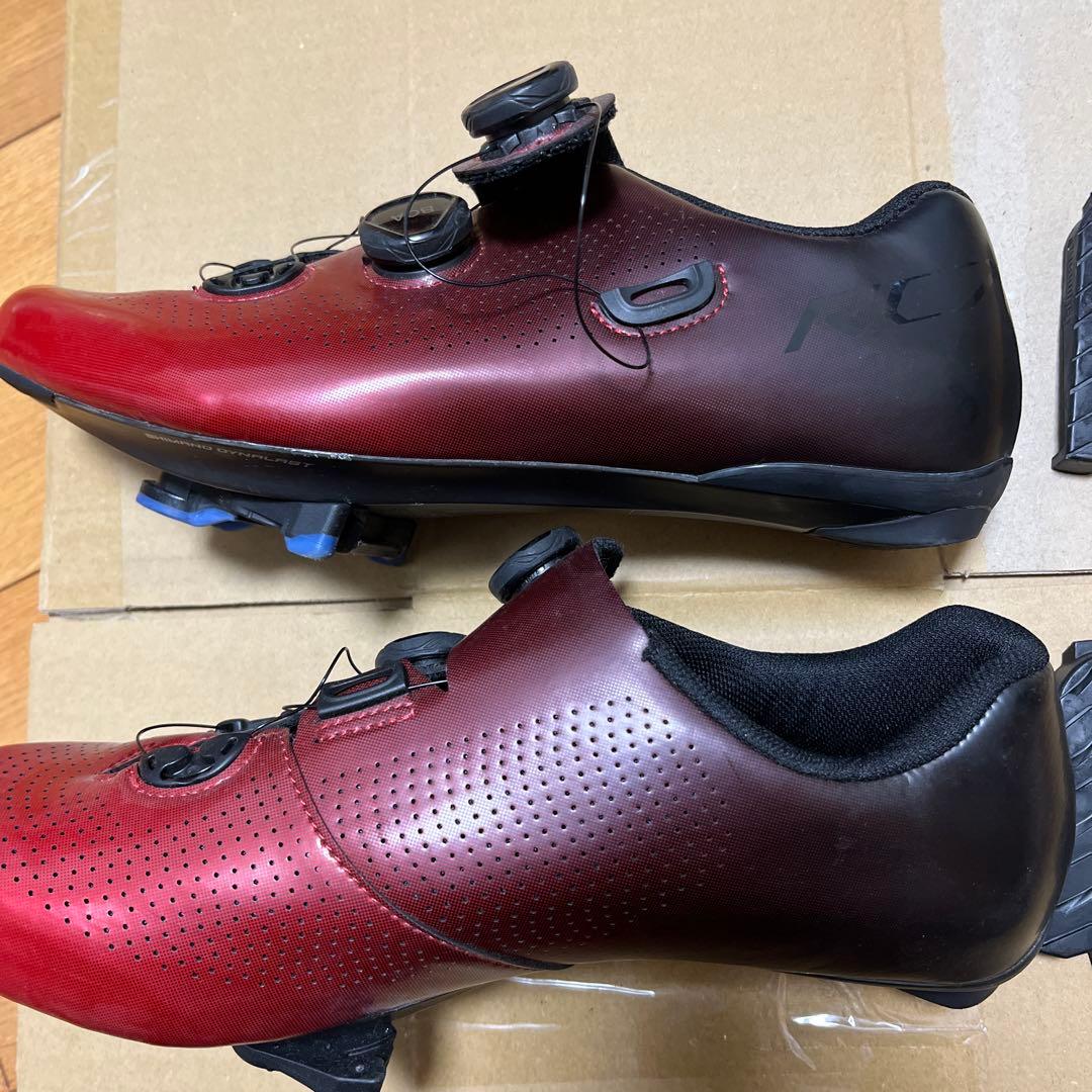 シマノ RC7 43E レッド ビンディングシューズ