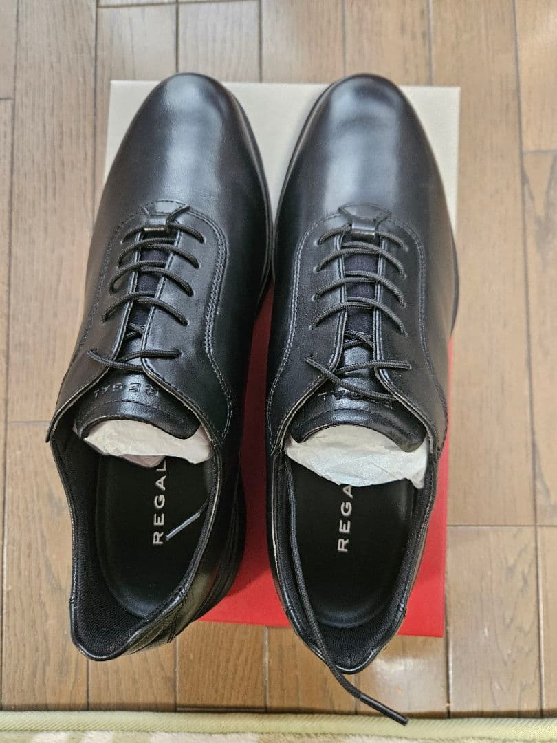 REGAL ブラック ビジネスシューズ