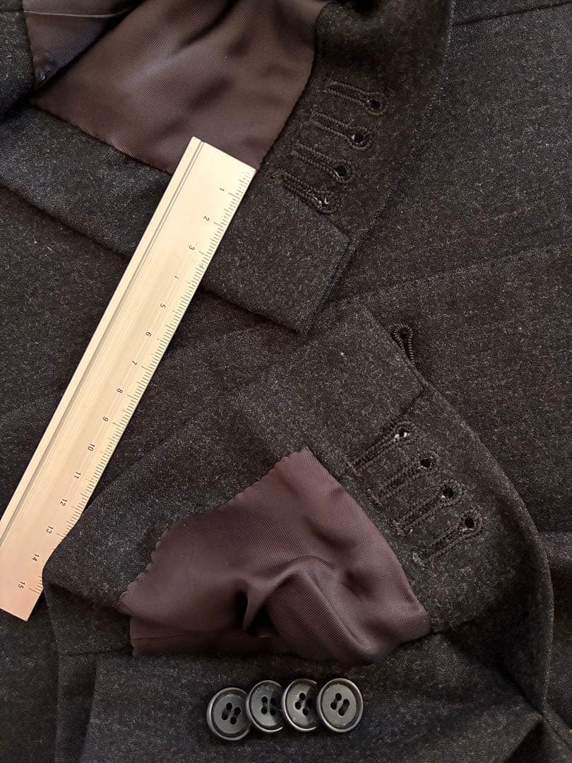 RING JACKET リングジャケット　48 秋冬　チャコールグレー