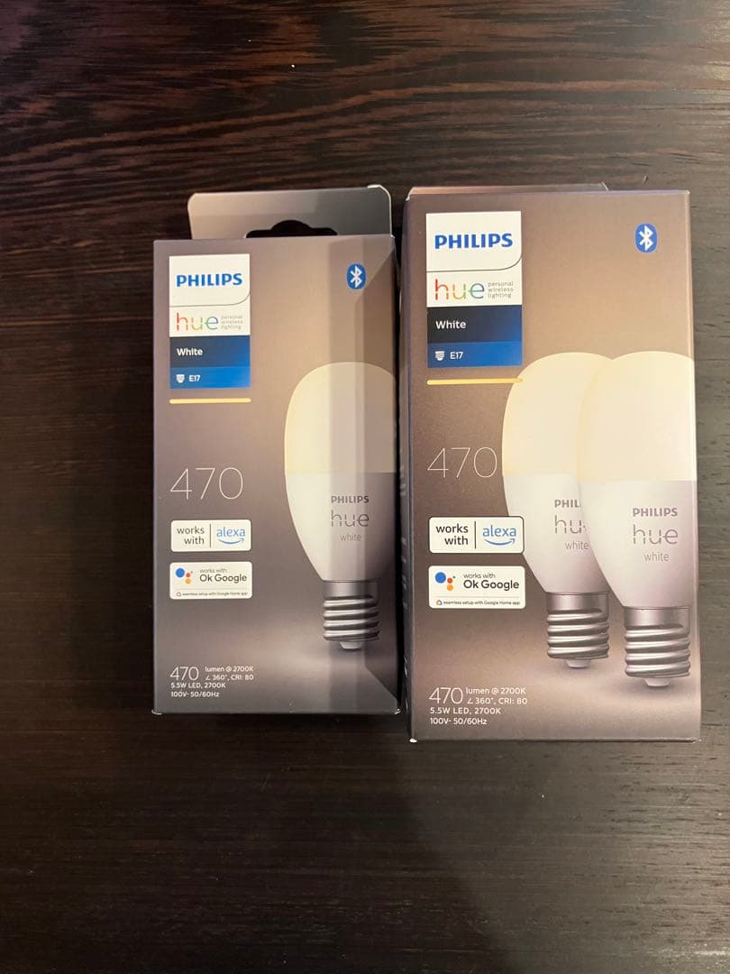 Philips Hue White E17電球 3個セット