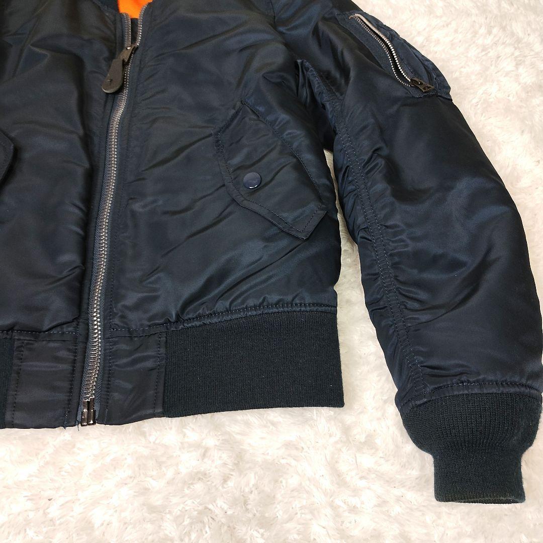 ジャケット・アウター 90s ALPHA MA-1 flight bomber jacket navy