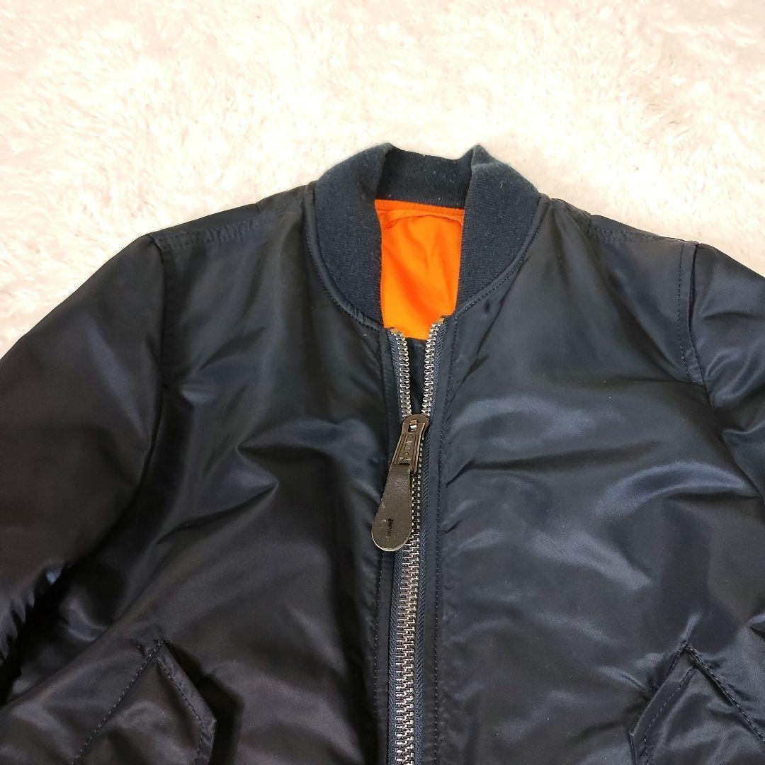 ジャケット・アウター 90s ALPHA MA-1 flight bomber jacket navy