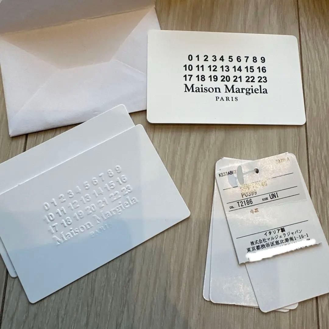 【新品・未使用品】マルジェラ　　カードケース　ショルダー　チェーン付き