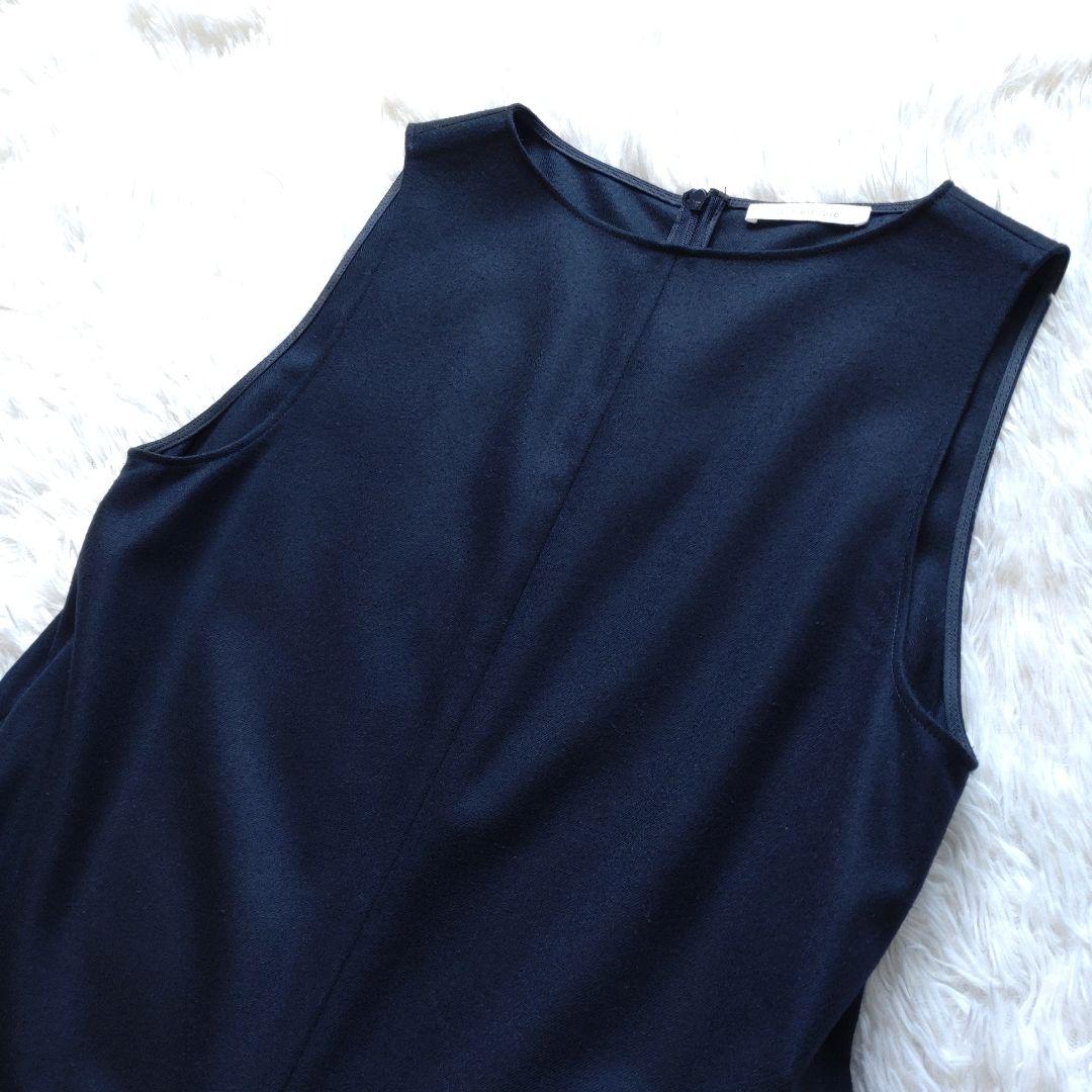 GALERIE VIE ウールフランネル オールインワン ブラック 2022AW