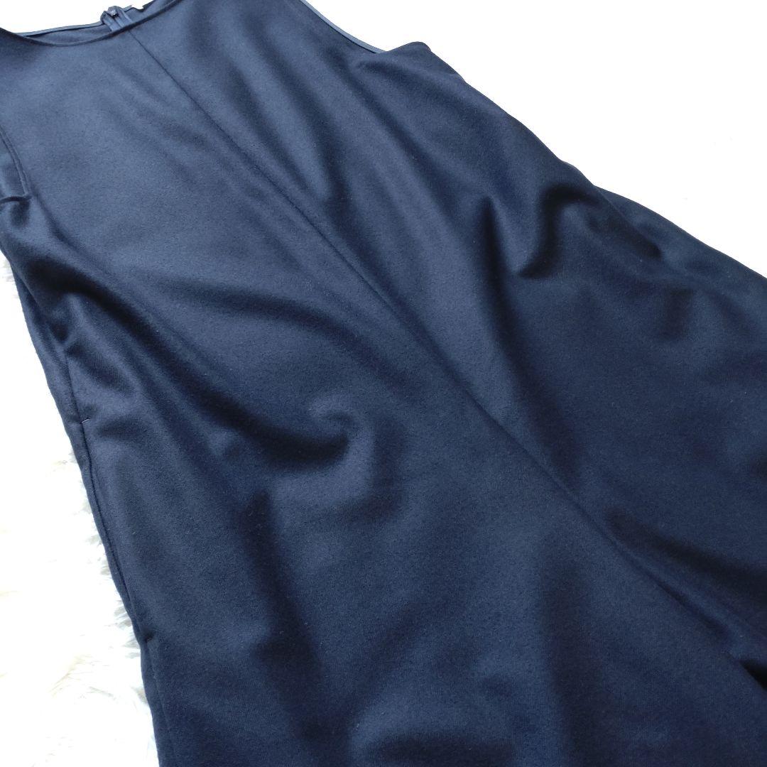 GALERIE VIE ウールフランネル オールインワン ブラック 2022AW