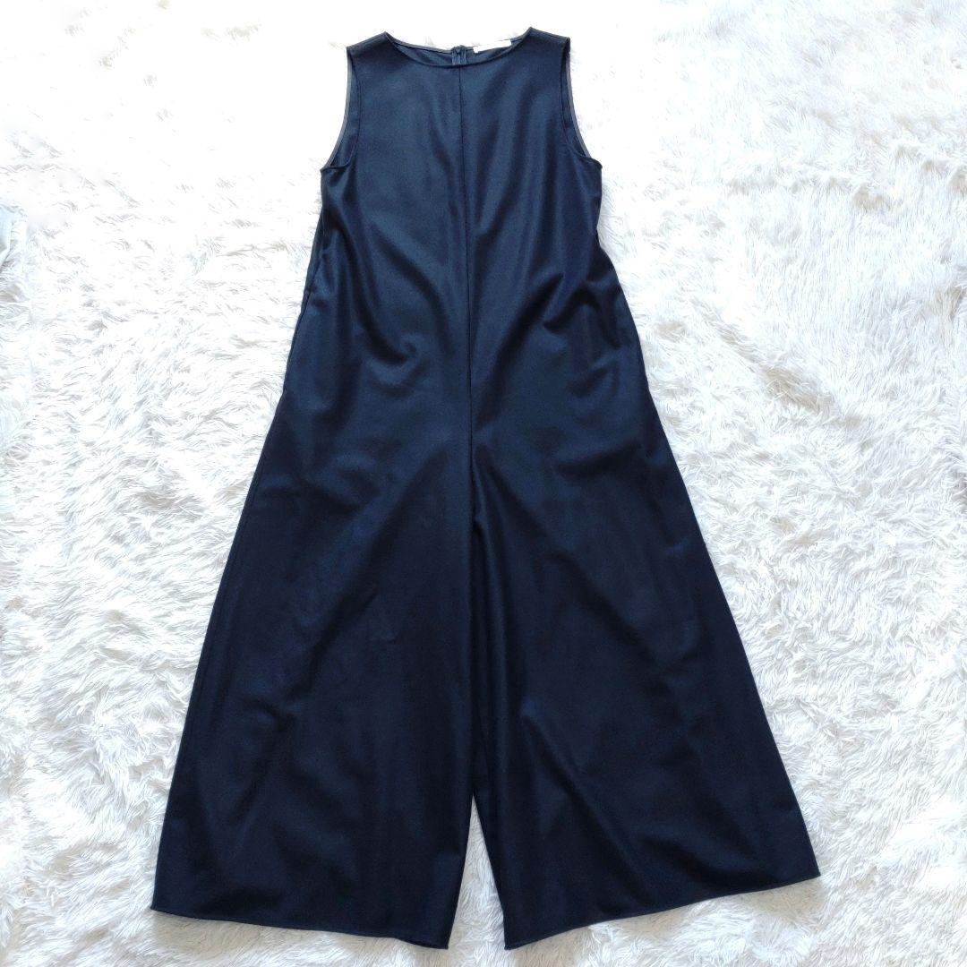 GALERIE VIE ウールフランネル オールインワン ブラック 2022AW