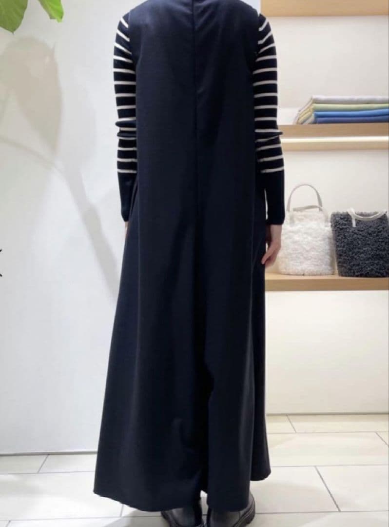 GALERIE VIE ウールフランネル オールインワン ブラック 2022AW