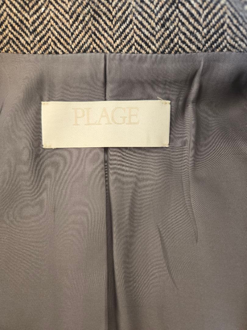 極美品☆Plage Tweed Classic ジャケット ブラウン 36