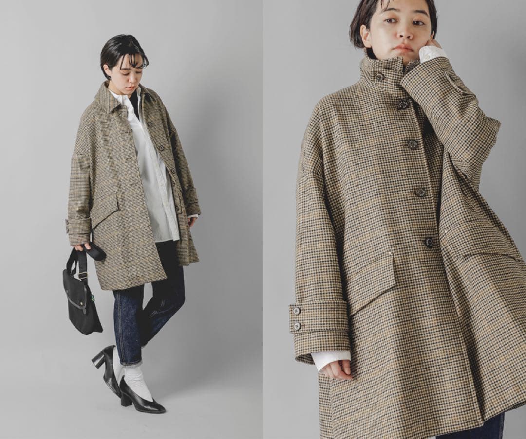 MACKINTOSH チェスターコート チェック柄　34