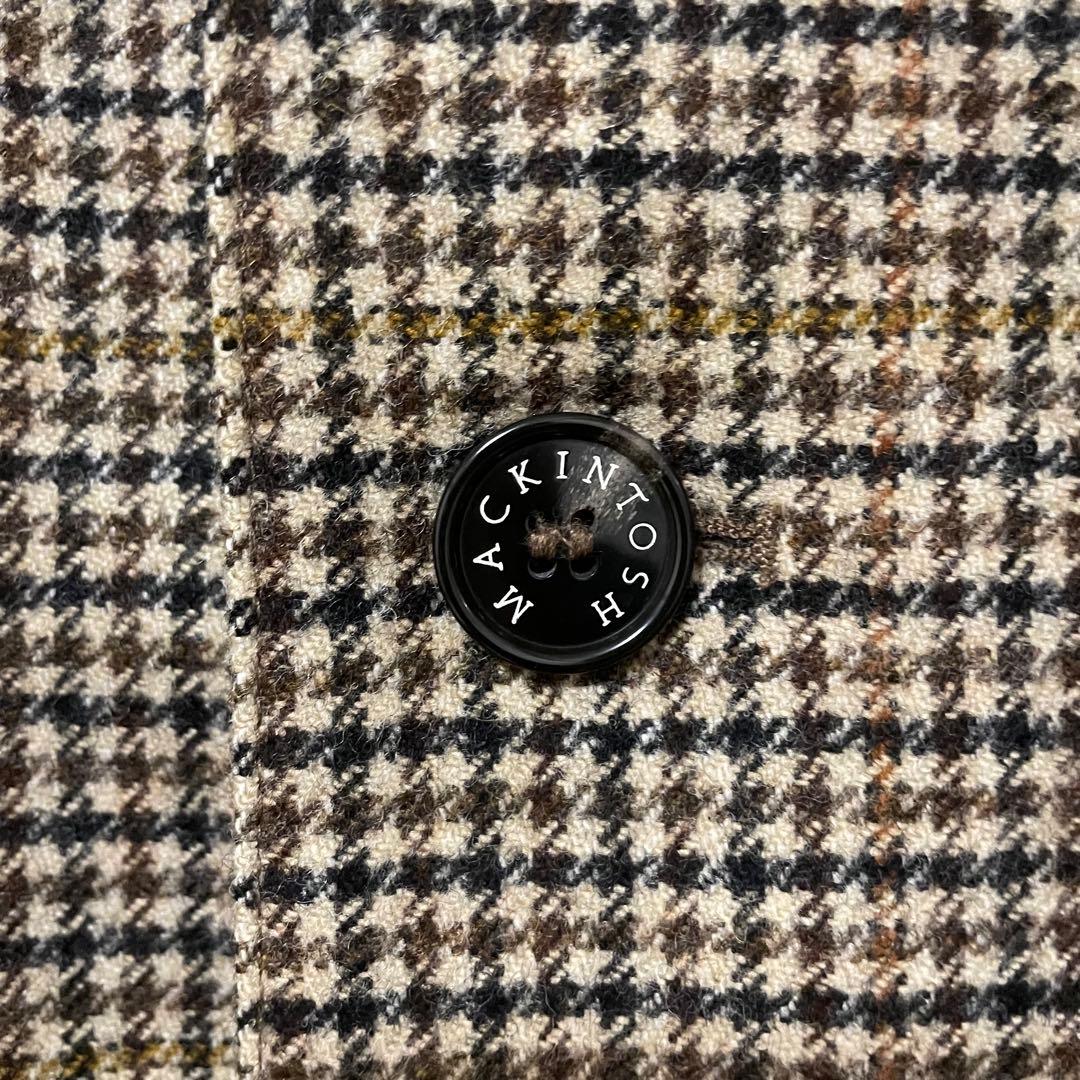 MACKINTOSH チェスターコート チェック柄　34