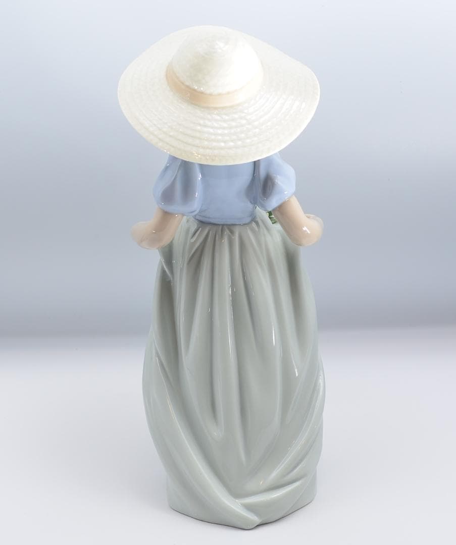 豊かな花かご　＃6756　★リヤドロ　スペイン　光沢仕上げ　絶版　ヴィンテージ