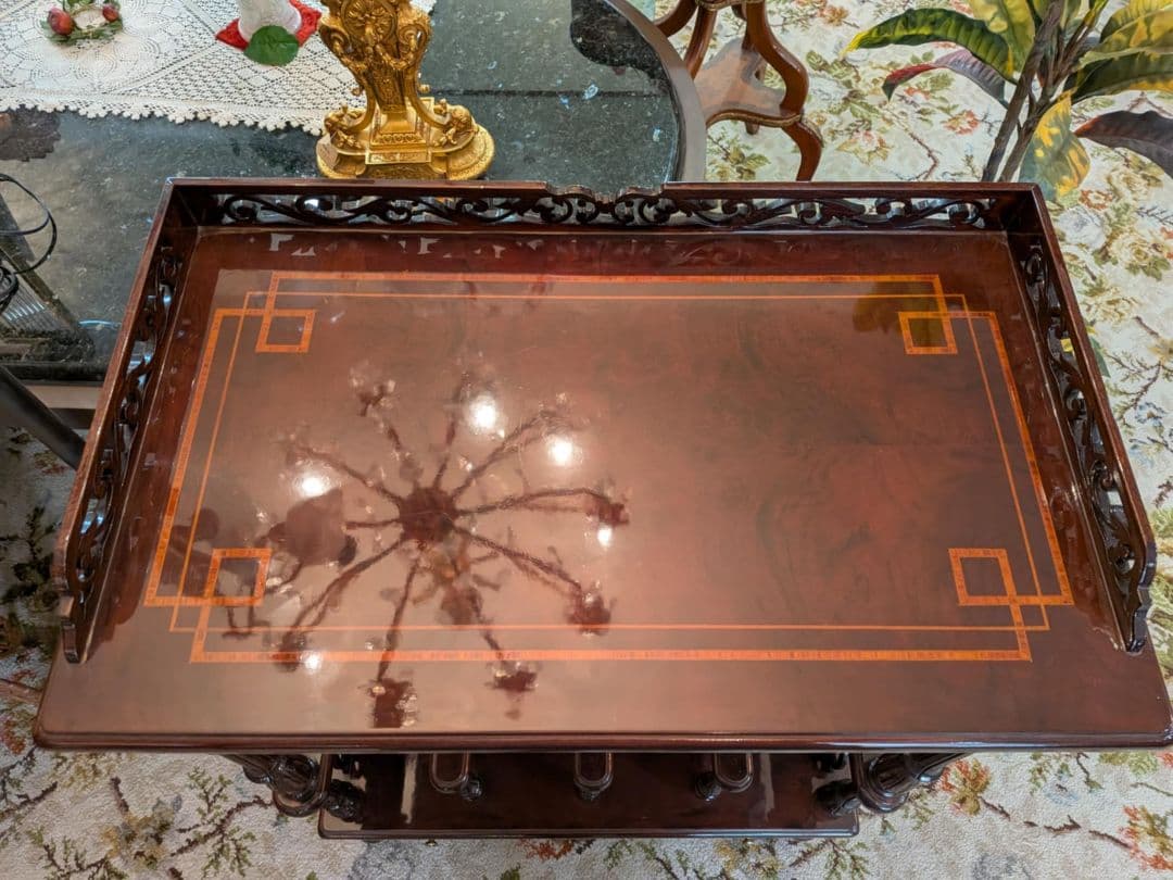 イタリア製 ヴィンテージ スタンド キャビネット 電話台　元値13万円