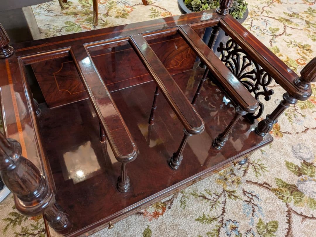 イタリア製 ヴィンテージ スタンド キャビネット 電話台　元値13万円