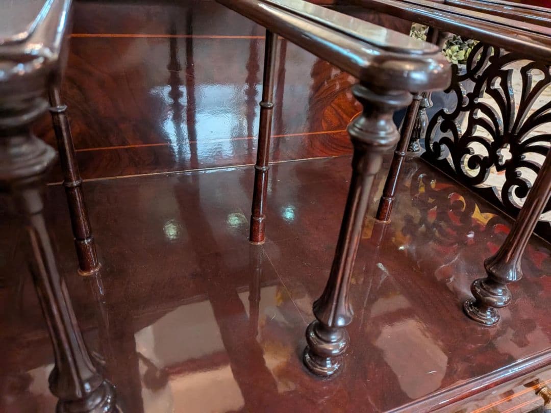 イタリア製 ヴィンテージ スタンド キャビネット 電話台　元値13万円