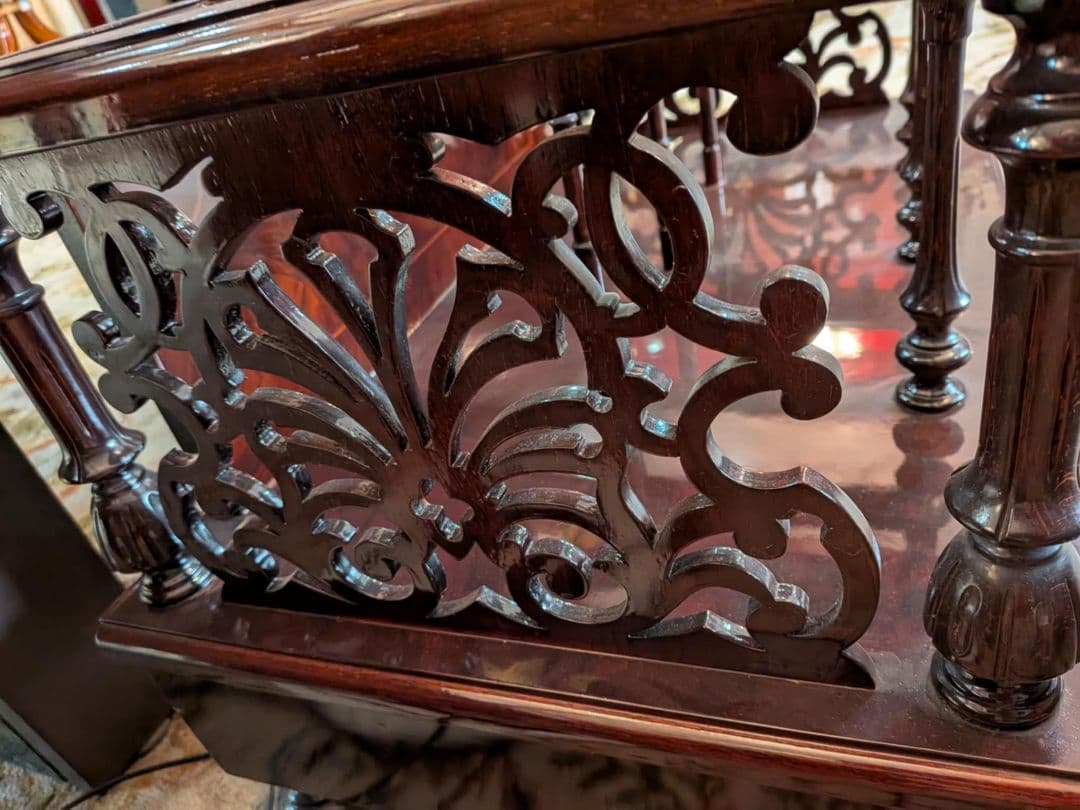 イタリア製 ヴィンテージ スタンド キャビネット 電話台　元値13万円