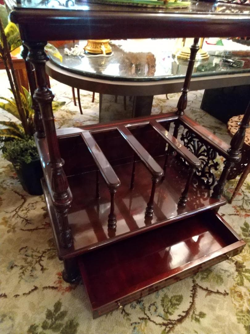 イタリア製 ヴィンテージ スタンド キャビネット 電話台　元値13万円