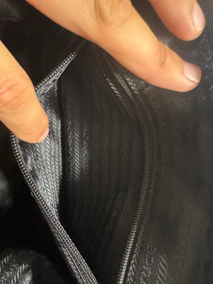 PRADA ボストンバッグ 黒 ナイロン