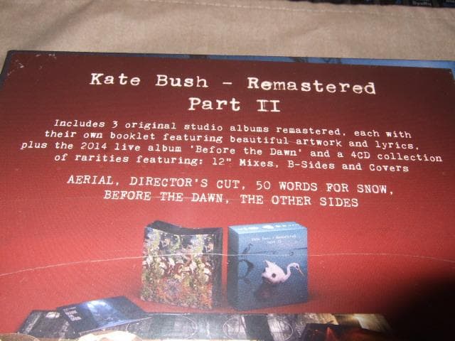 KATE BUSH,新品未開封,ケイト・ブッシュ,ボックスセット,BOX SET