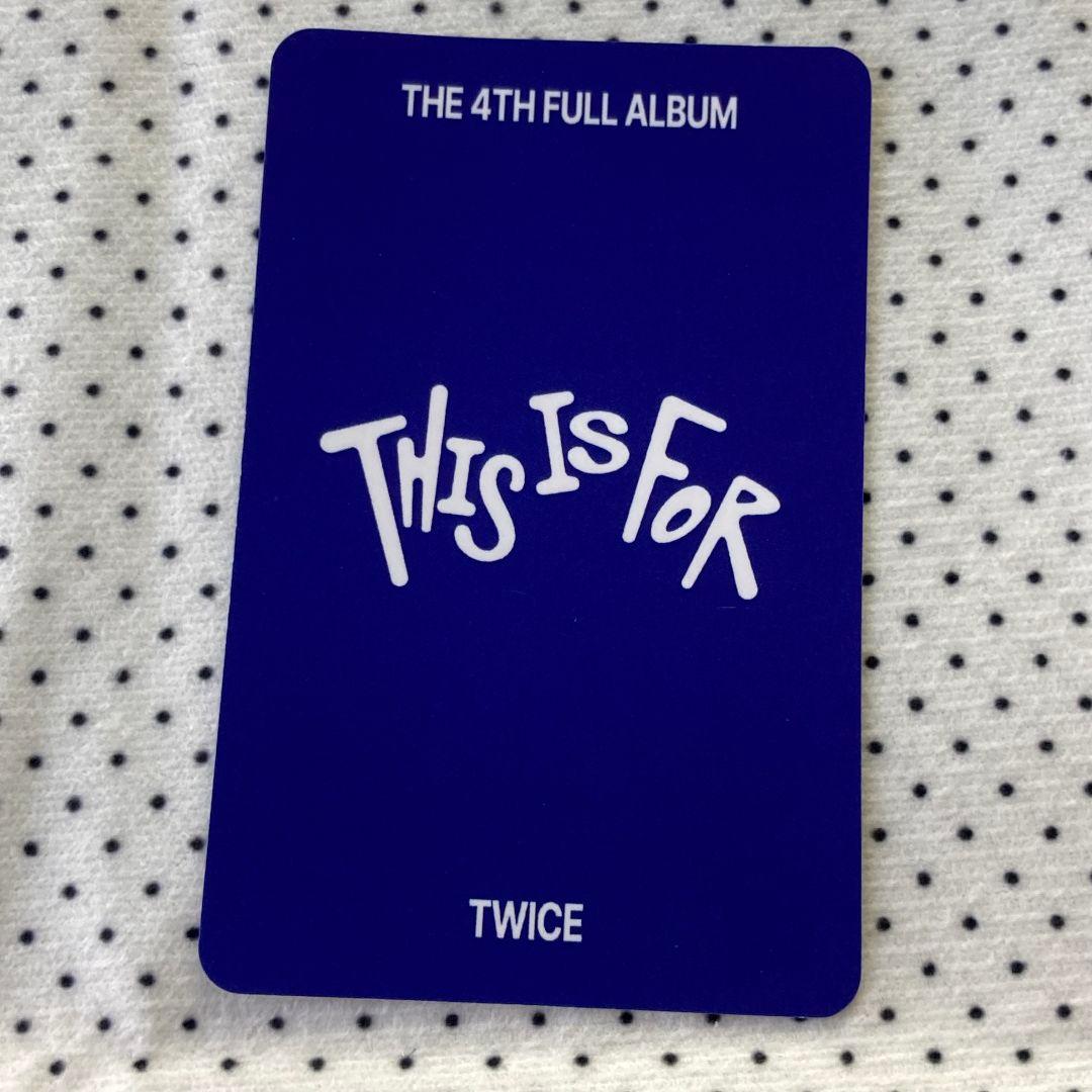 TWICE 7/13 THIS IS FOR モモ 事前収録 サノク トレカ