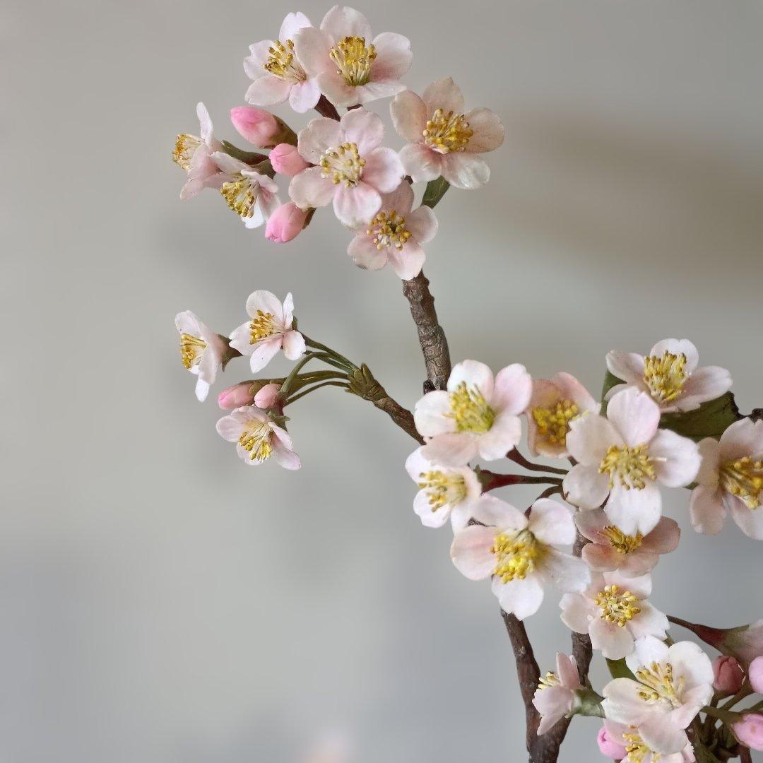 専用　さくらのアレンジメント　クレイフラワー　樹脂粘土