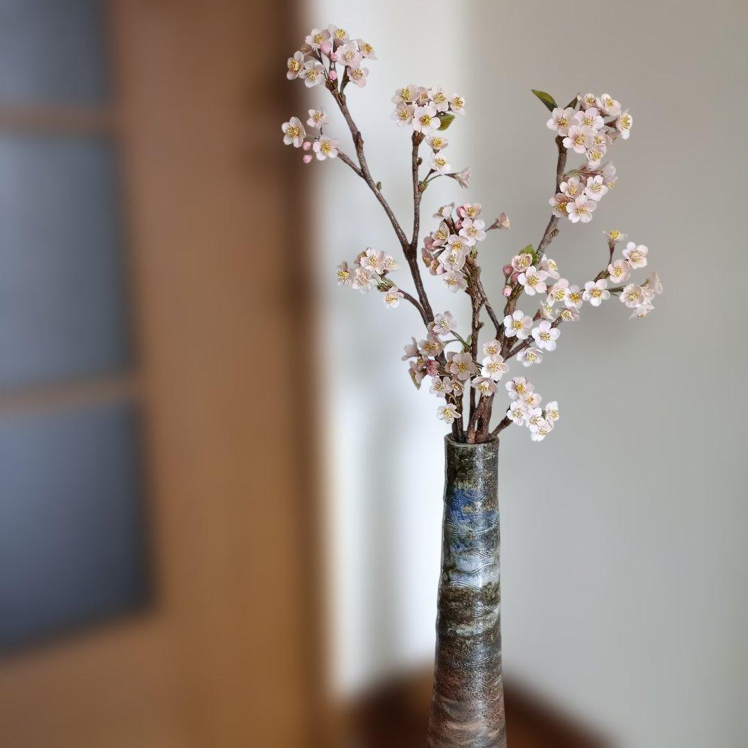 専用　さくらのアレンジメント　クレイフラワー　樹脂粘土