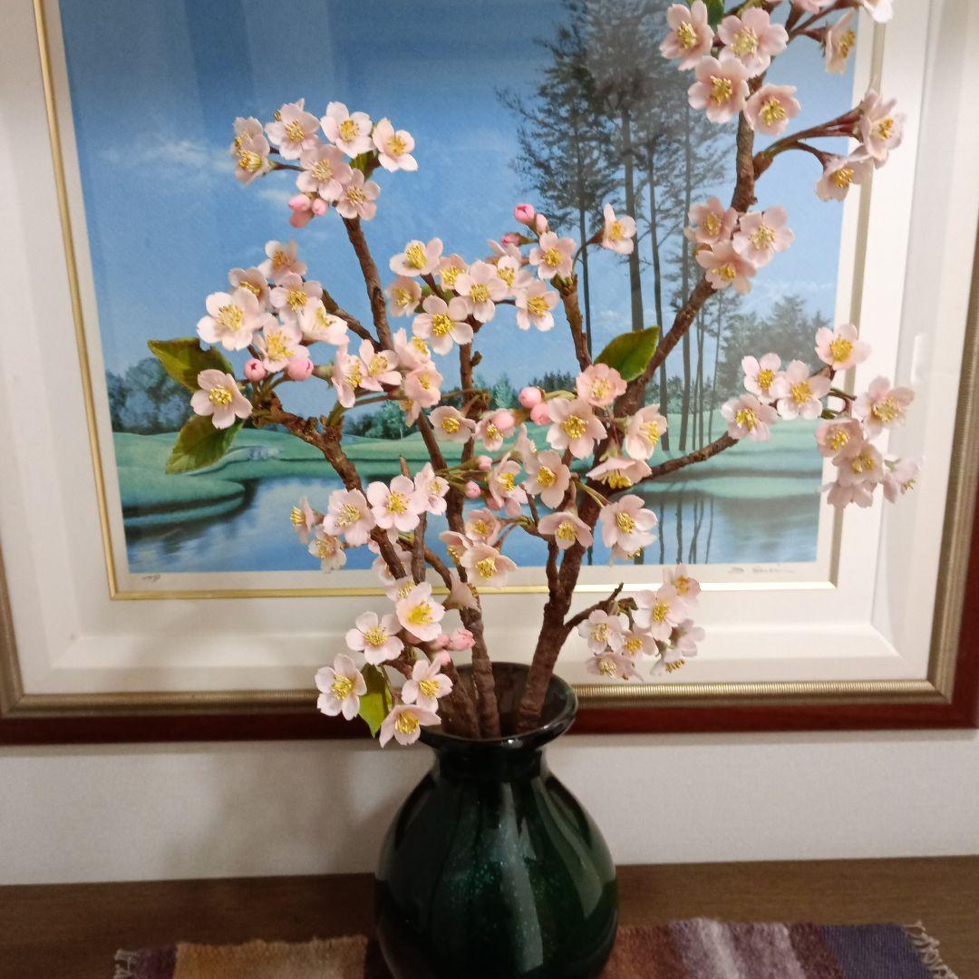 専用　さくらのアレンジメント　クレイフラワー　樹脂粘土