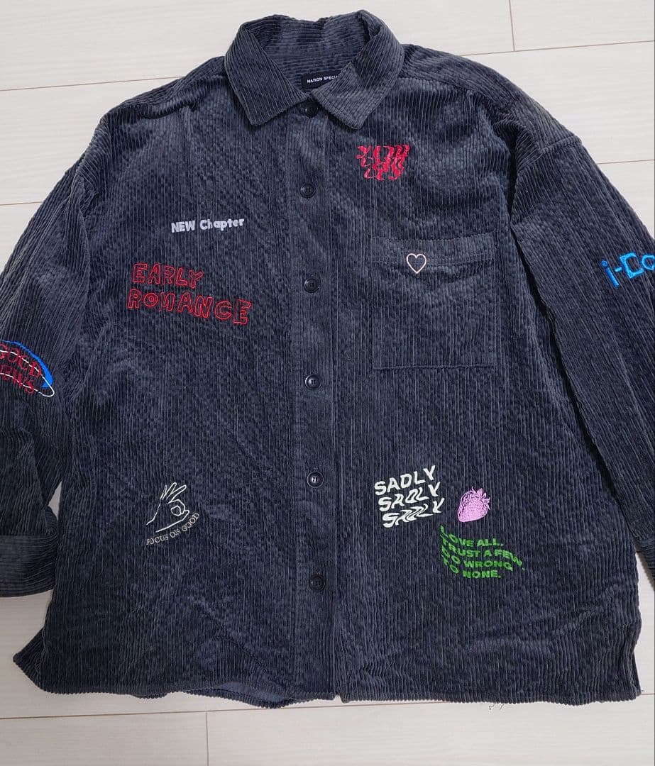 ジャケット・アウター Corduroy Early Romance Graphic Shirt