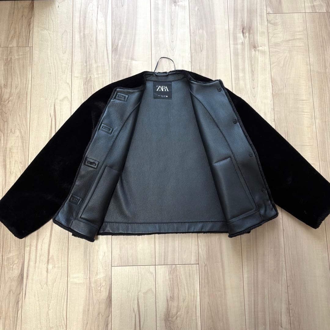 【2/4まで限定値下げ】ZARA フェイクファージャケット ZW コレクション