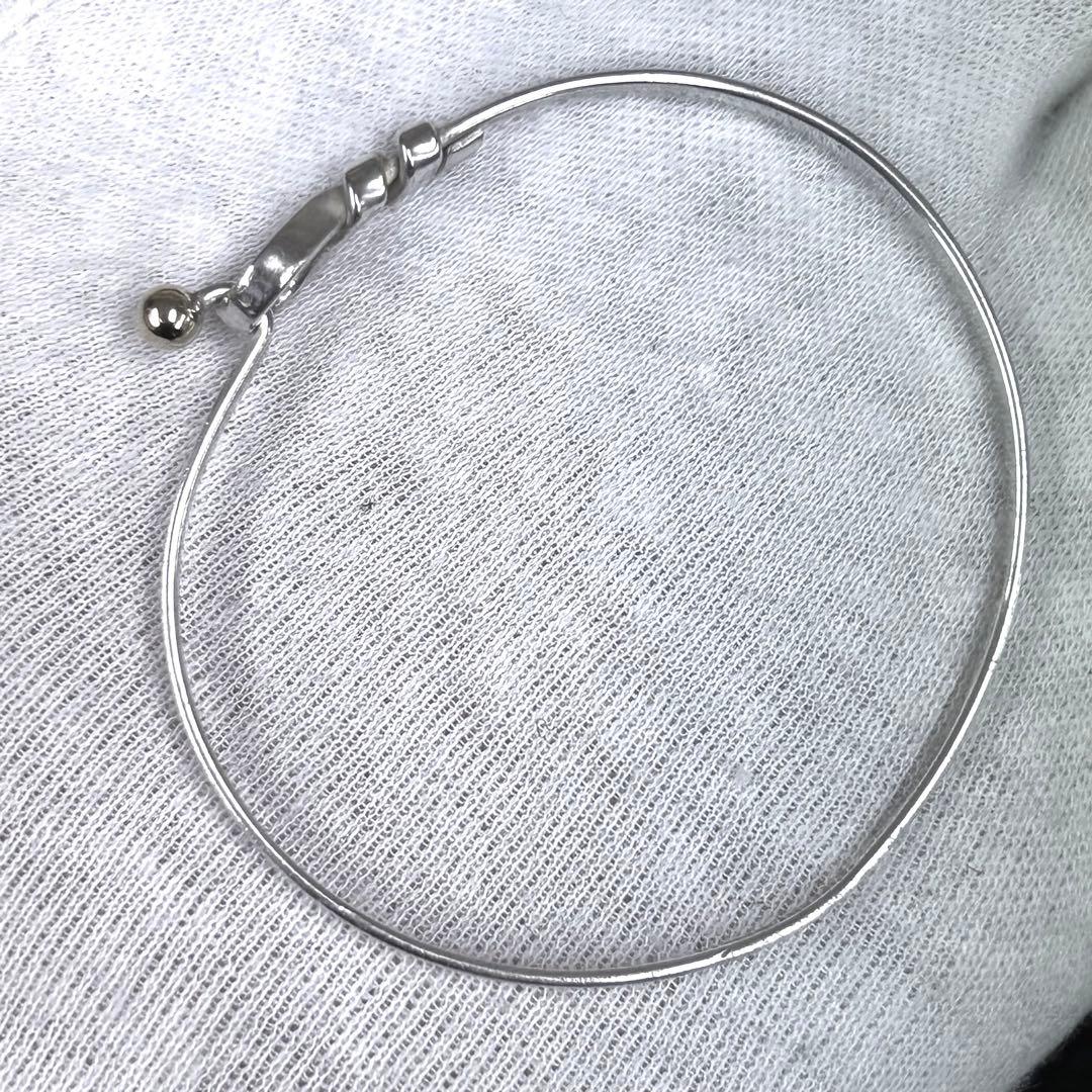 ティファニー　バングル　フラットワイヤー　シルバー925×ゴールド750 保存袋