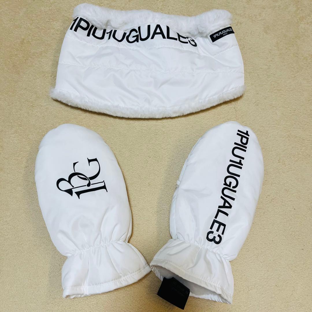 1PIU1UGUALE ミトンとネックウォーマーセット