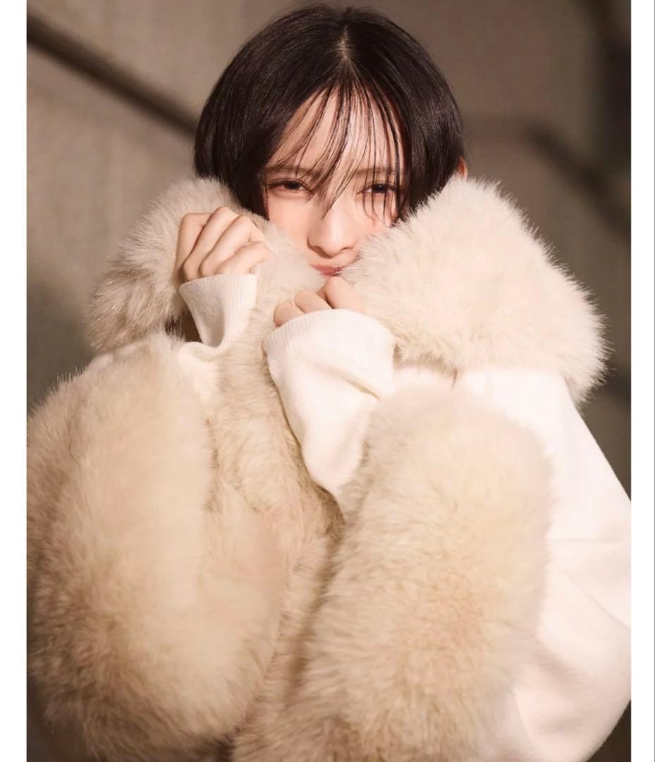 SNIDEL スナイデル　今期　ファーケープコート