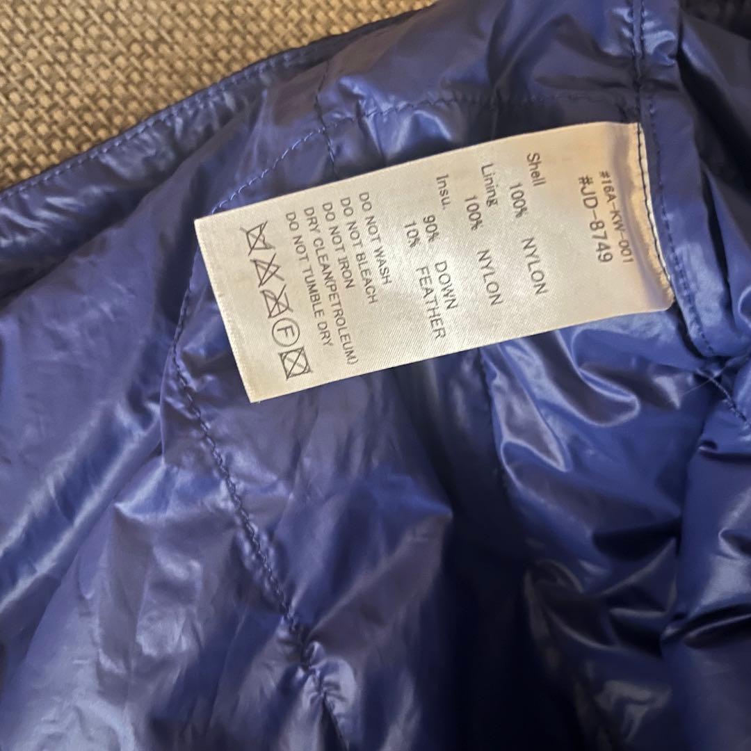 DANTON インナーダウンベスト 36 ダントン