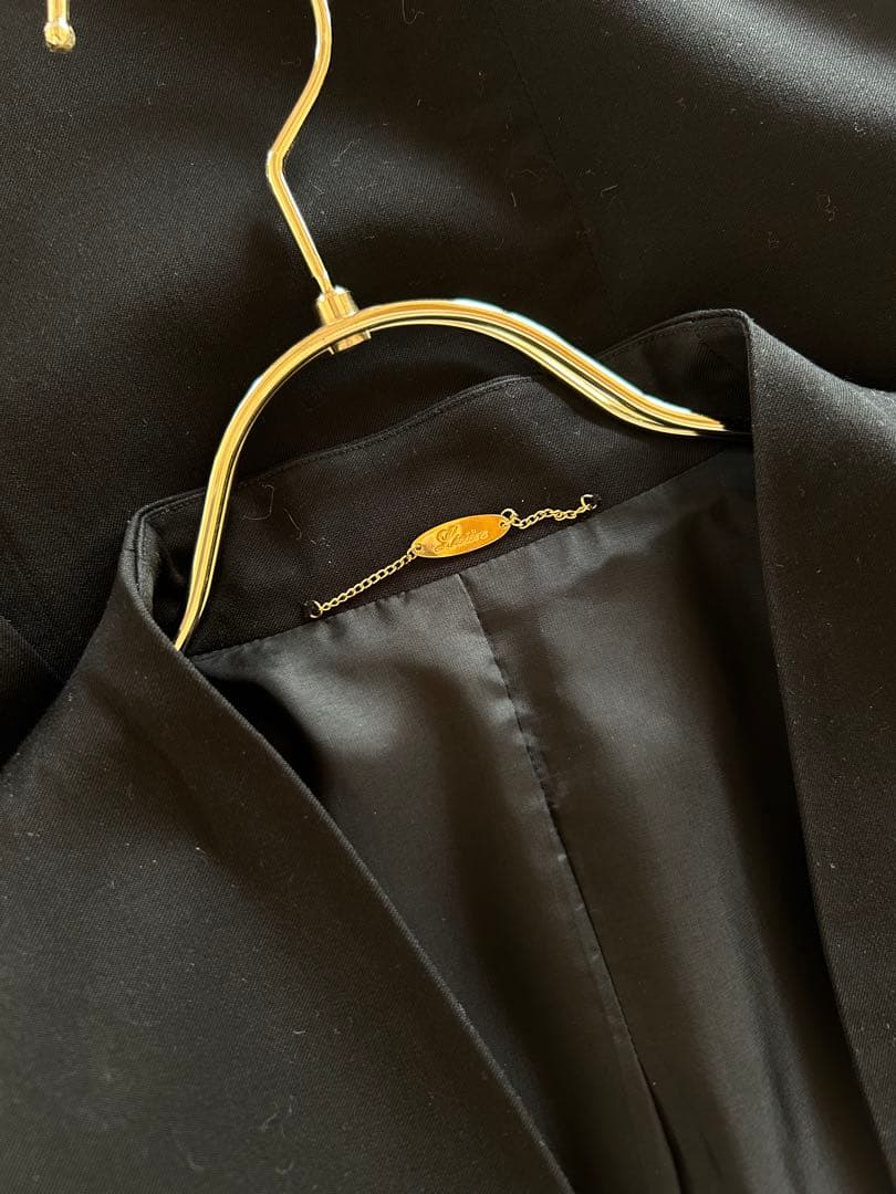 【超美品】アパルトモン DRAGO No Collar Jacket 黒