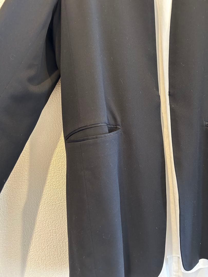 【超美品】アパルトモン DRAGO No Collar Jacket 黒