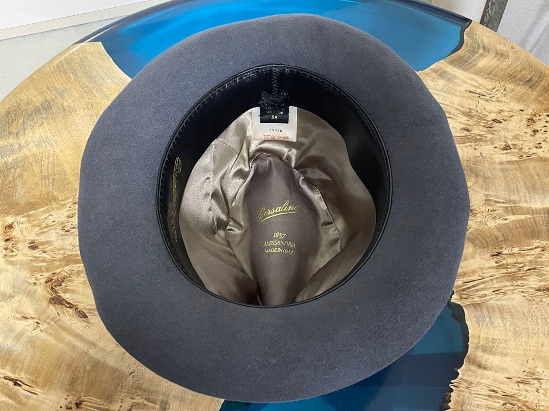 ボルサリーノ Borsalino ウールフェルトハット イタリア製